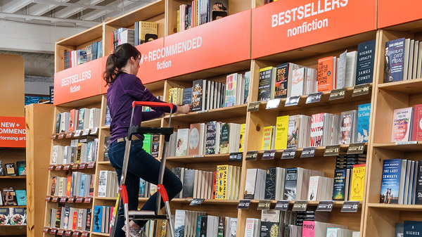 I work at Powell's Books in Portland, Oregon. Please sign our