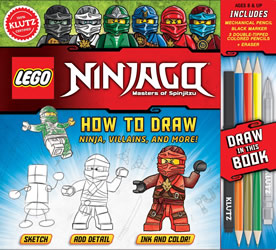 Lego Ninjago: How to Draw Ninja, Villains, and More!
