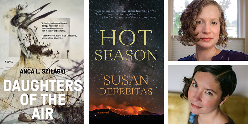 Daughters of the Air by Anca Szilagyi and Hot Season by Susan DeFreitas