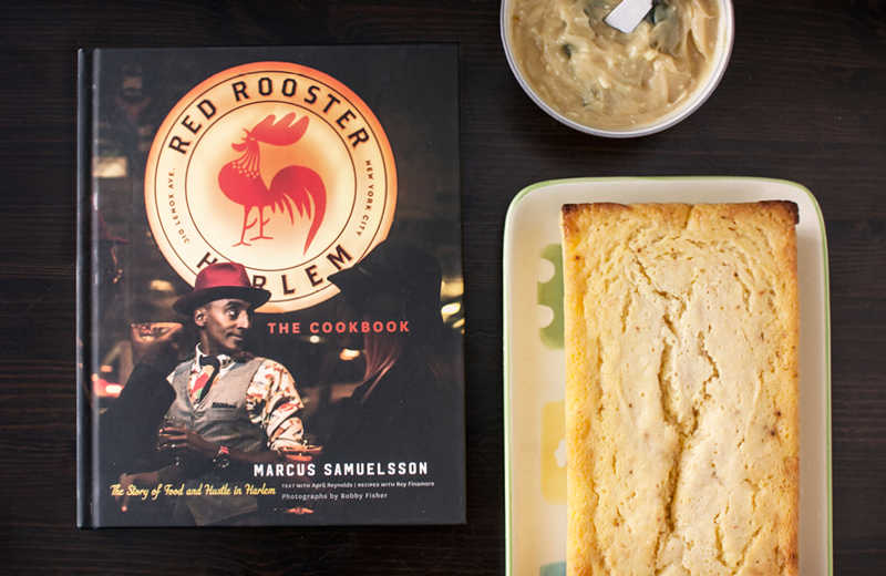 Corn Bread with Sage and Honey Butter from Red Rooster Cookbook